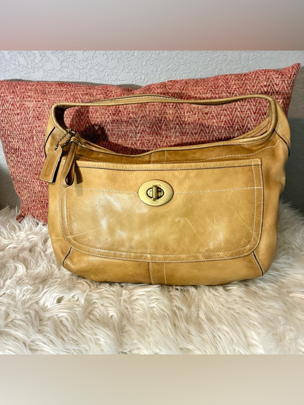 EUC Vintage Coach Ergo XL 10741 in Tan